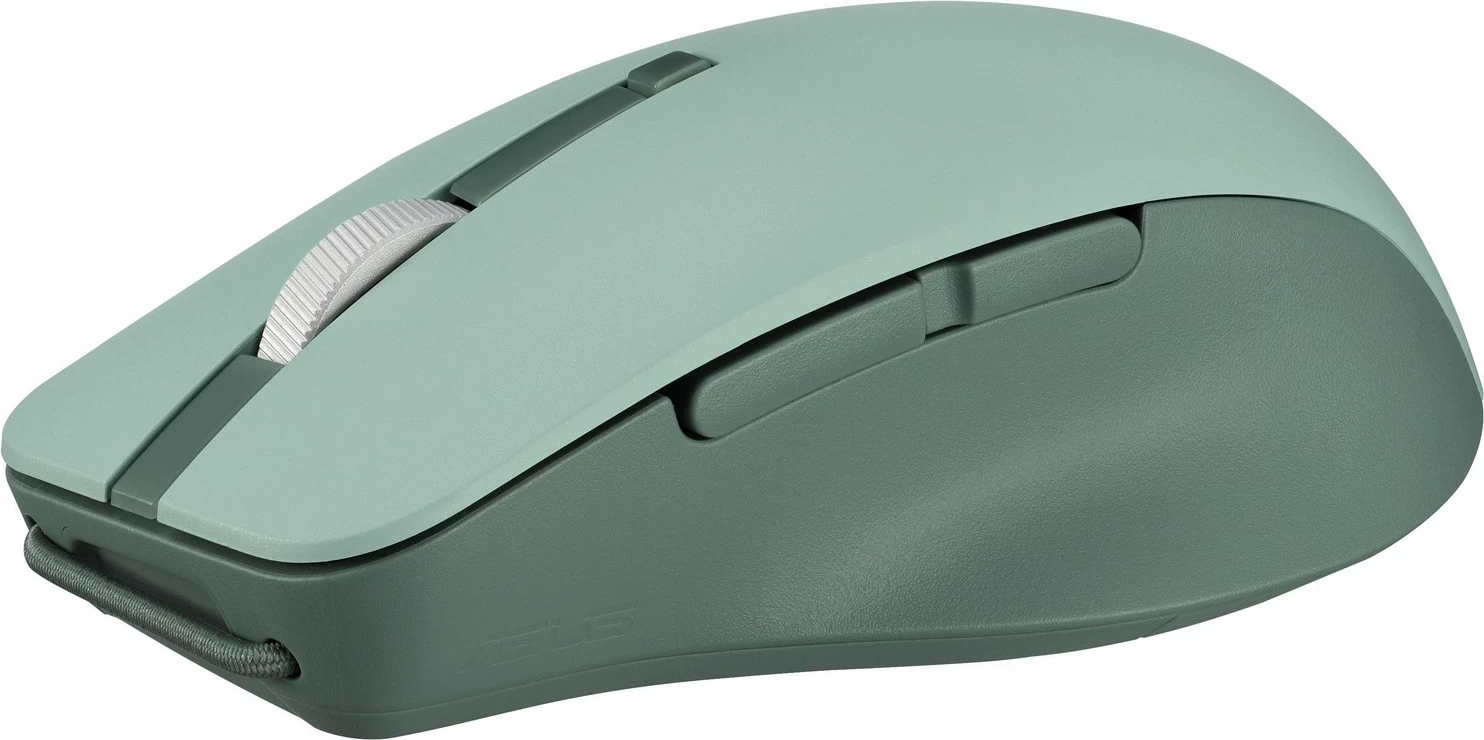 Maus ergonomik Asus MD200, wireless, jeshil