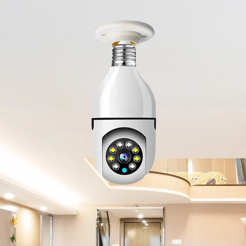 Kamera Sigurie Inteligjente me Wi-Fi (Formë Llambe E27)