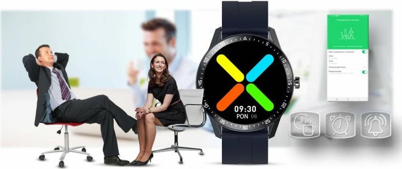 Smartwatch unisex G.ROSSI, zi e kaltër