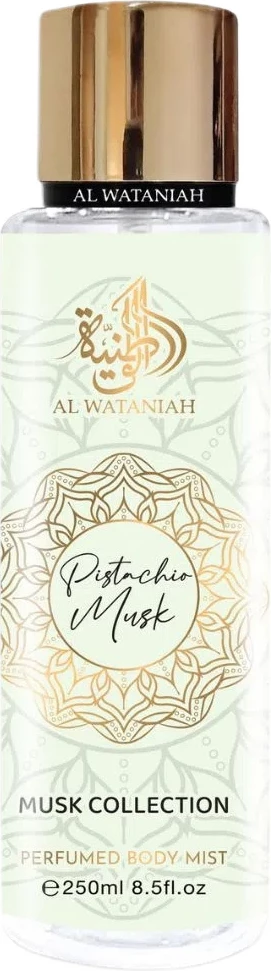 Spërkatës për trup Al Wataniah Pistachio Musk për femra 250ml