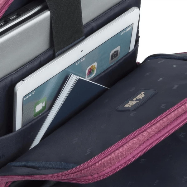 Çantë shpine për laptop RIVACASE 7760 deri 15.6\", poliester, e kuqe