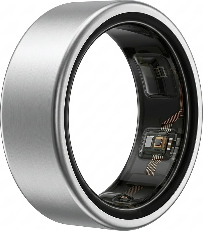 Unazë inteligjente RingConn Gen 2, tracker aktiviteti, bateri 13.5 mAh, IP68, argjend