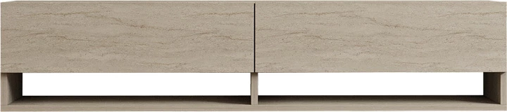 Dollap TV për mur Melosa, traverten, 141x30x31cm