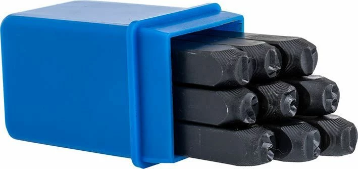 Set punçonash numerike Geko G01810, 6 mm, 9 copë