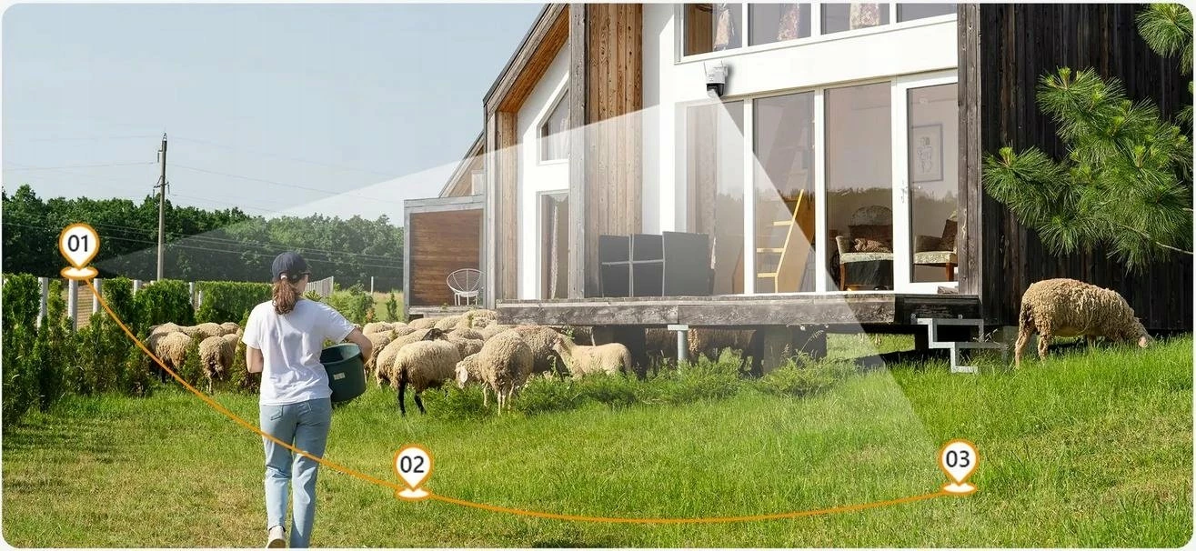 Kamerë IP IMOU Titan Pro 6MP Wi‑Fi 6 PoE Pan/Tilt, bardh/zi