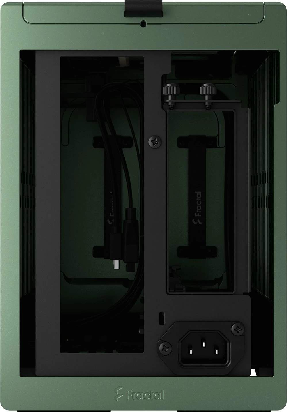 Kasë Fractal Design Terra FD-C-TER1N-03 Mini-ITX SFF, USB-C, pa PSU, jeshile
