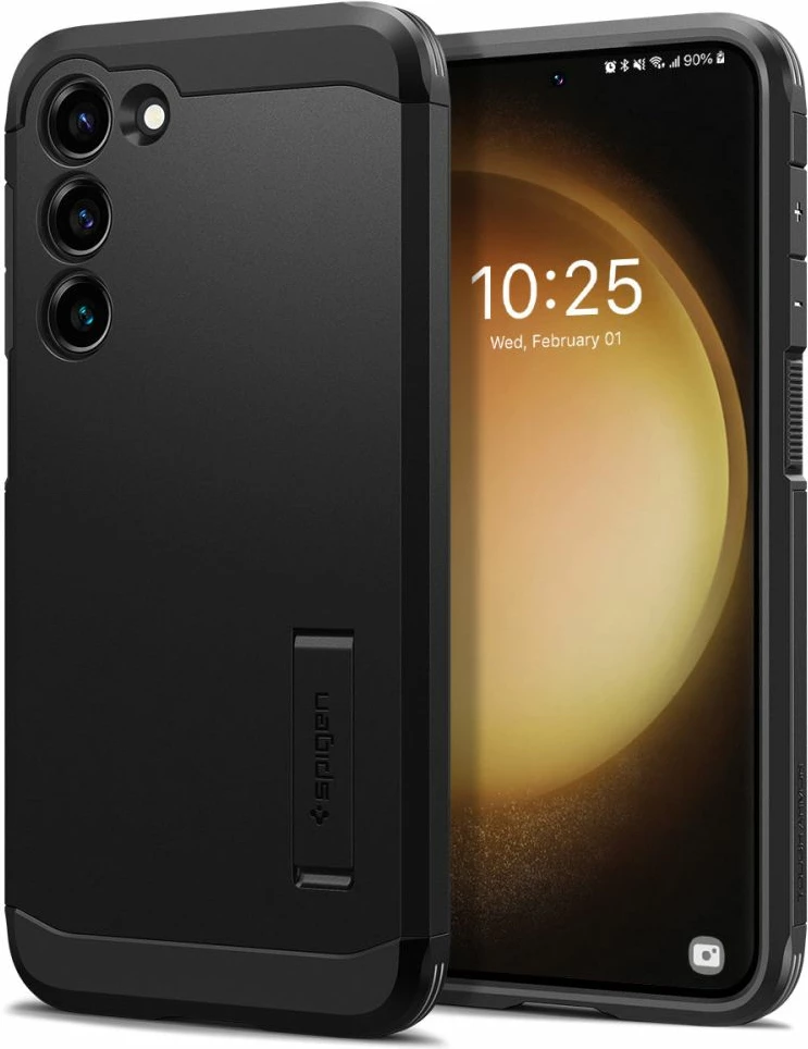 Mbështjellës Spigen Tough Armor për Samsung Galaxy S23, i zi