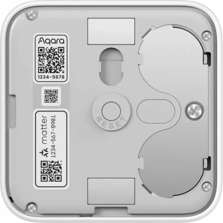 Sensor klime Aqara W100 TH-S04D, Thread/Zigbee/Matter, ekran LCD 3.4\", i bardhë, set 1 copë