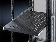 Raft rrëshqitës për rack Rittal DK 5501.685, 1U, 700mm, i zi