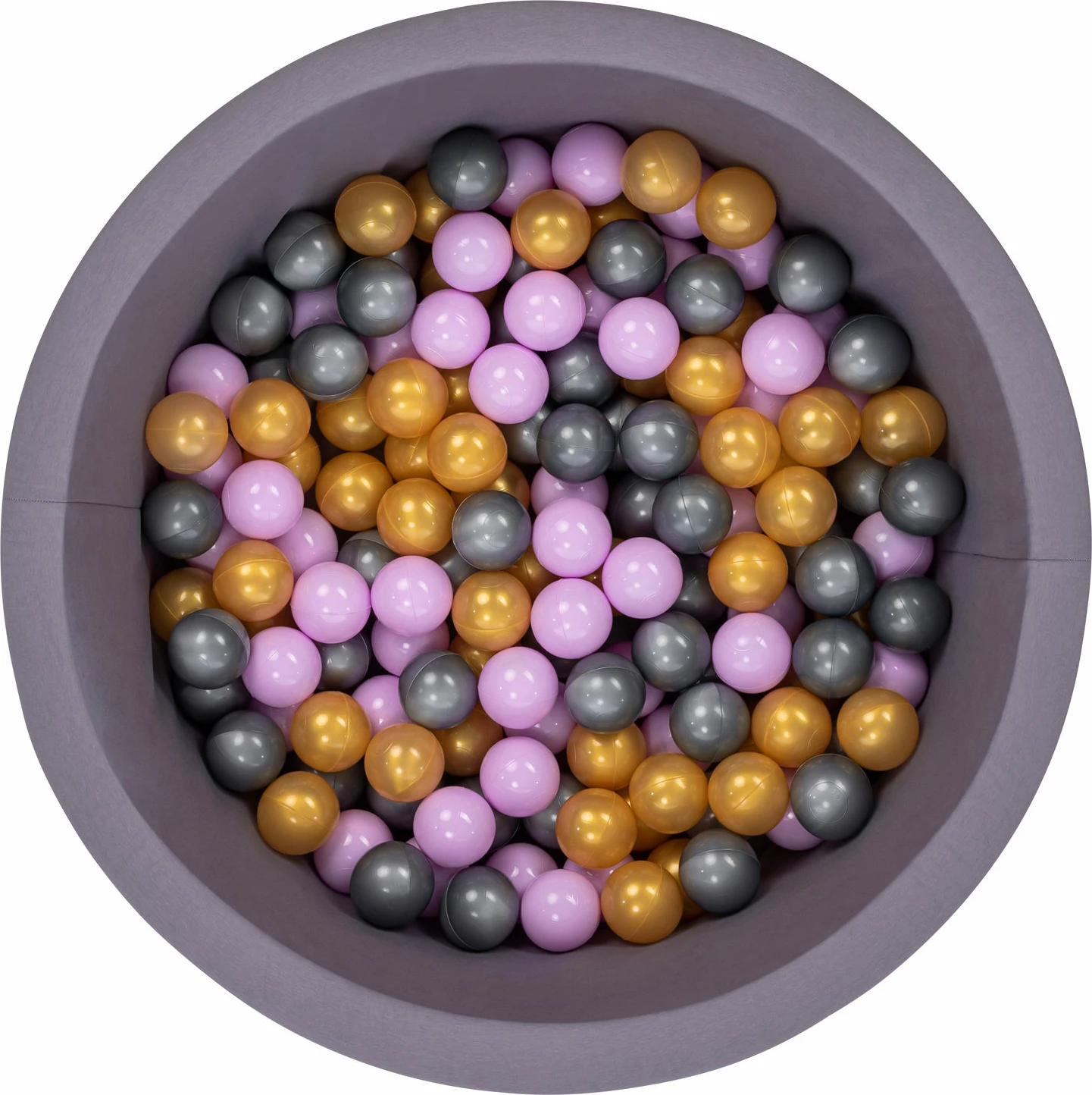 Pishinë me topa për fëmijë, ngjyrë gri, Bubble Pops v8, Evila Originals