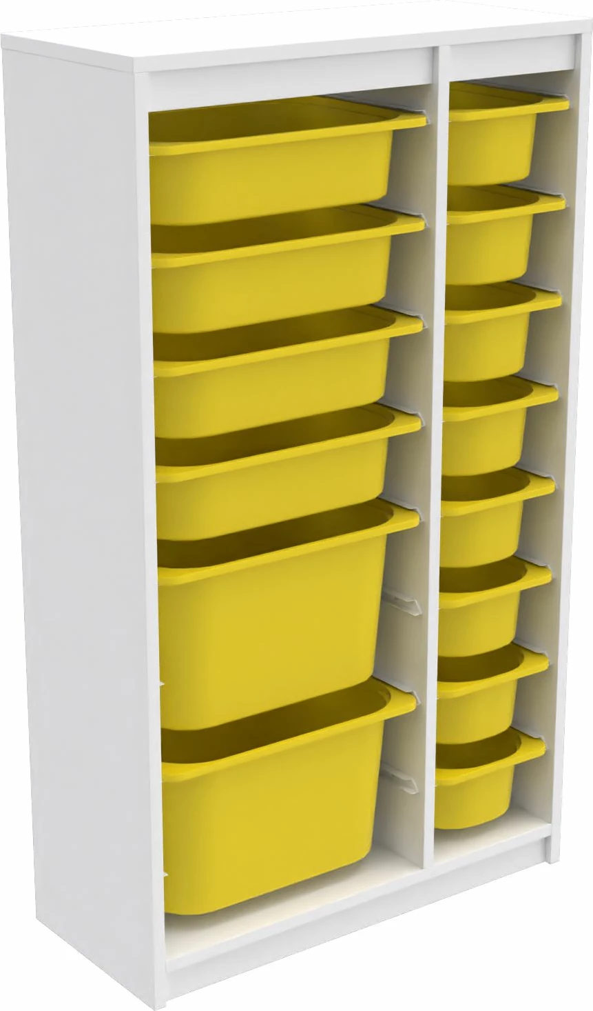 Dollap multifunksional, i bardhë dhe i verdhë, Hanah Home Montana Xs 2D4N8U