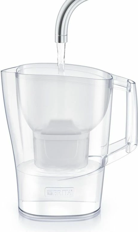 Ibrik filtri uji BRITA Aluna 2.4l me 2 fishekë MAXTRA, i bardhë