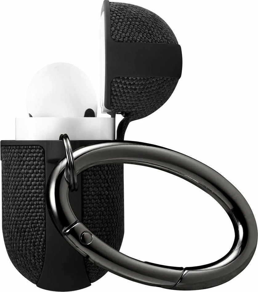 Mbështjellës Spigen Urban Fit për Apple AirPods Pro, me karabinë, i zi (1 copë)