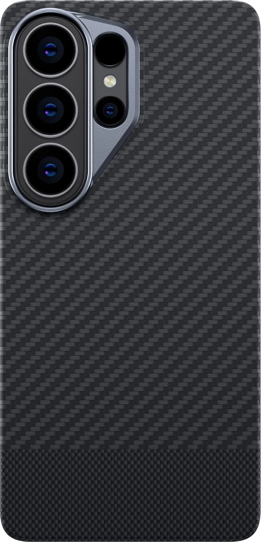 Mbështjellës AmazingThing Titan Max për Samsung Galaxy S26 Ultra, aramid 1500D, mbrojtje rënie 3.6 m, unazë magnetike, i zi TwoTone