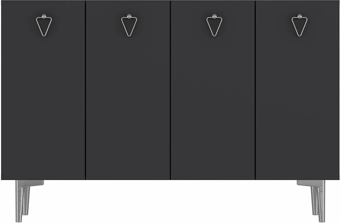 Konsol Skye Decor, Leyla, anthracite dhe argjend