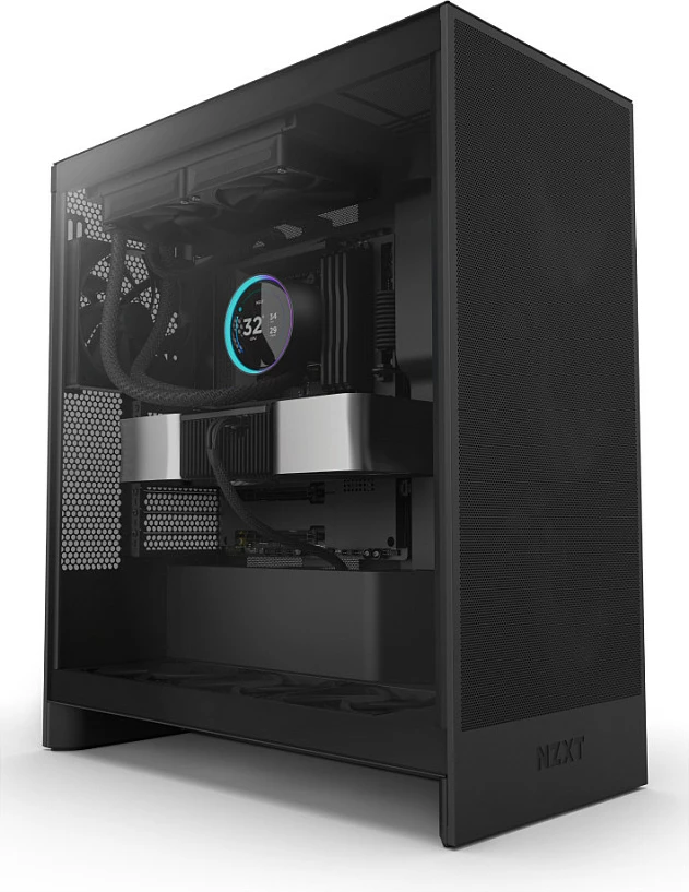 Ftohës uji AIO NZXT Kraken Elite V2 240, LCD Display, 2x120mm PWM, i zi