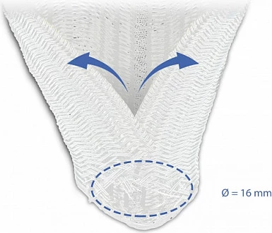 Mbështjellës gërshetuar për kabllo DeLOCK, vetë-mbyllës, 10 m x 16 mm, i bardhë