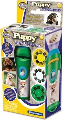 Lodër projektor dhe llambë dore MG DYSTRYBUCJA E4011, 24 imazhe qenushësh, shumëngjyrëshe