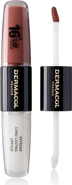 Buzëkuq i lëngshëm Dermacol 16H Longlasting, No.31, 4ml+4ml