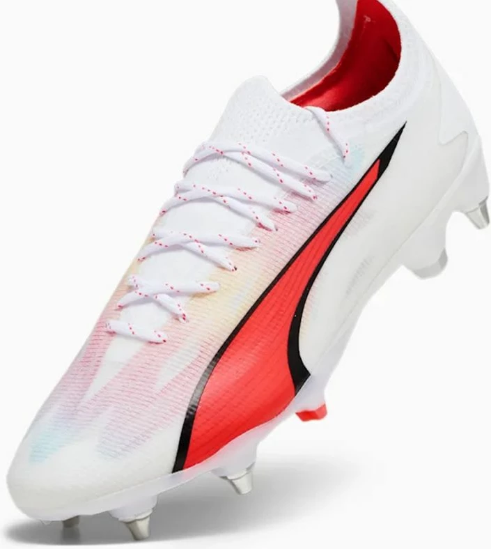 Atlete futbolli për meshkuj Puma, të bardha