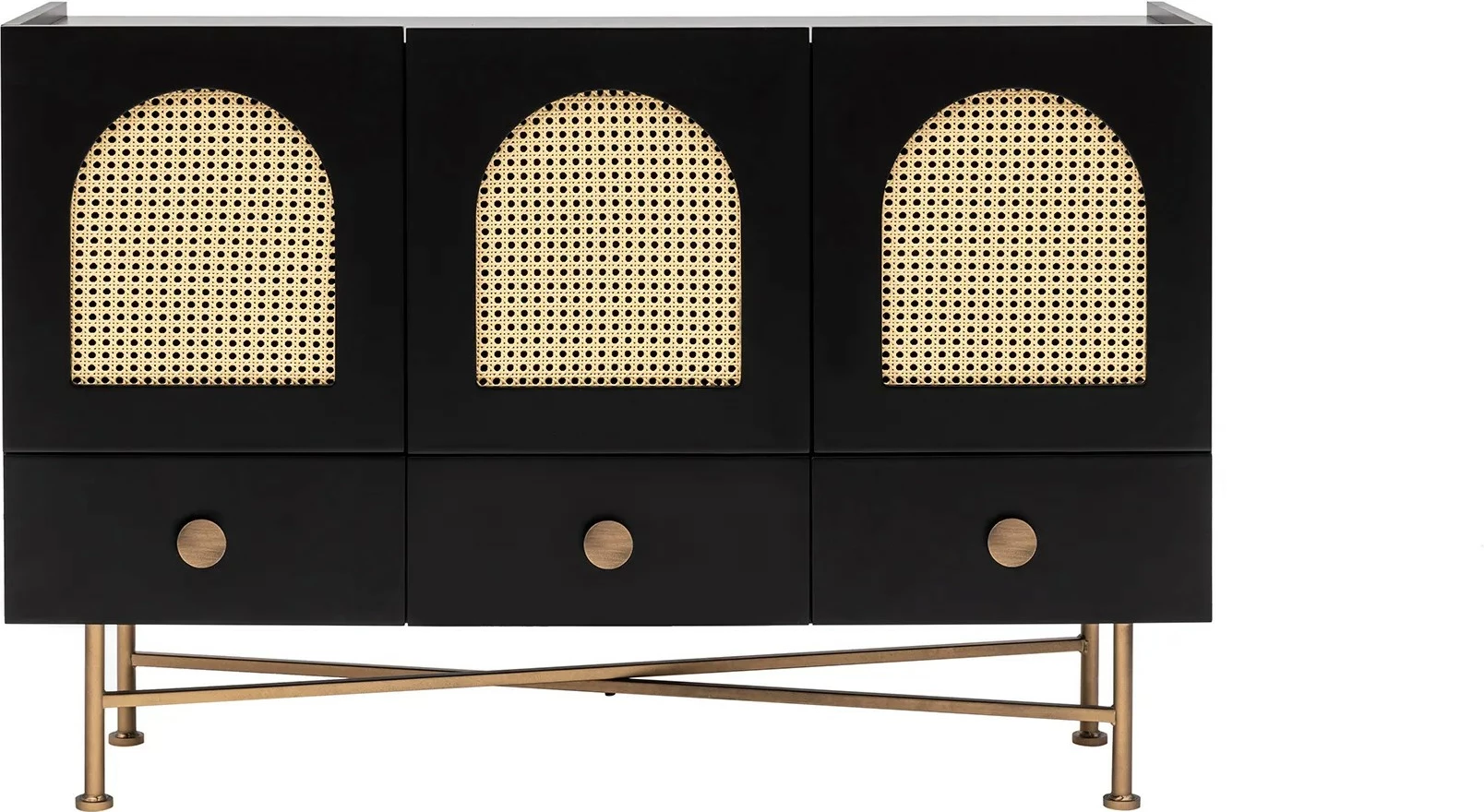 Konsolë Hanah Home, Cliff 63, e zezë