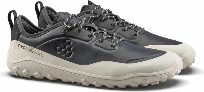 Këpucë për meshkuj Vivobarefoot, obsidian/white