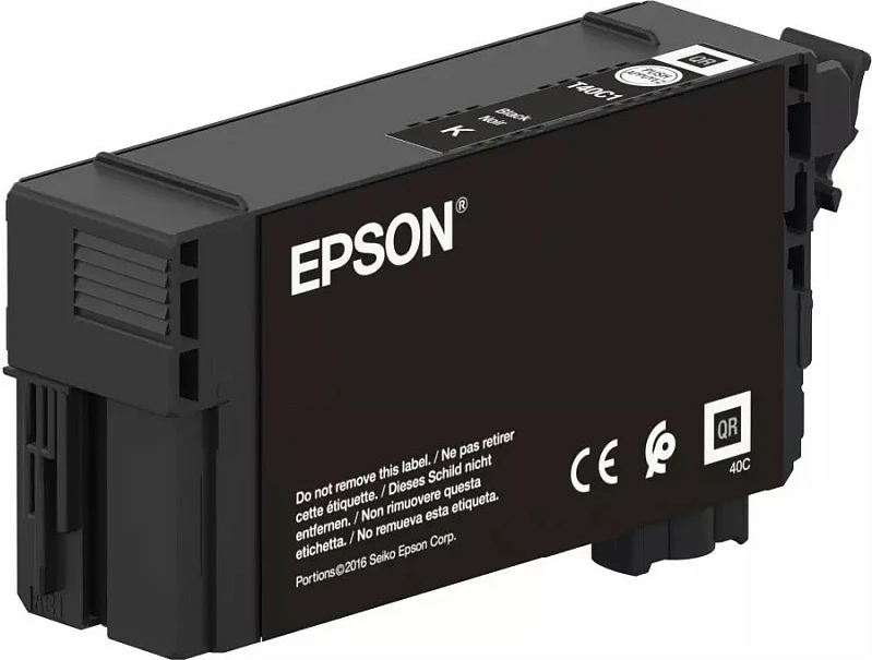 Kartrixh boje Epson T40C140, 50 ml, e zezë