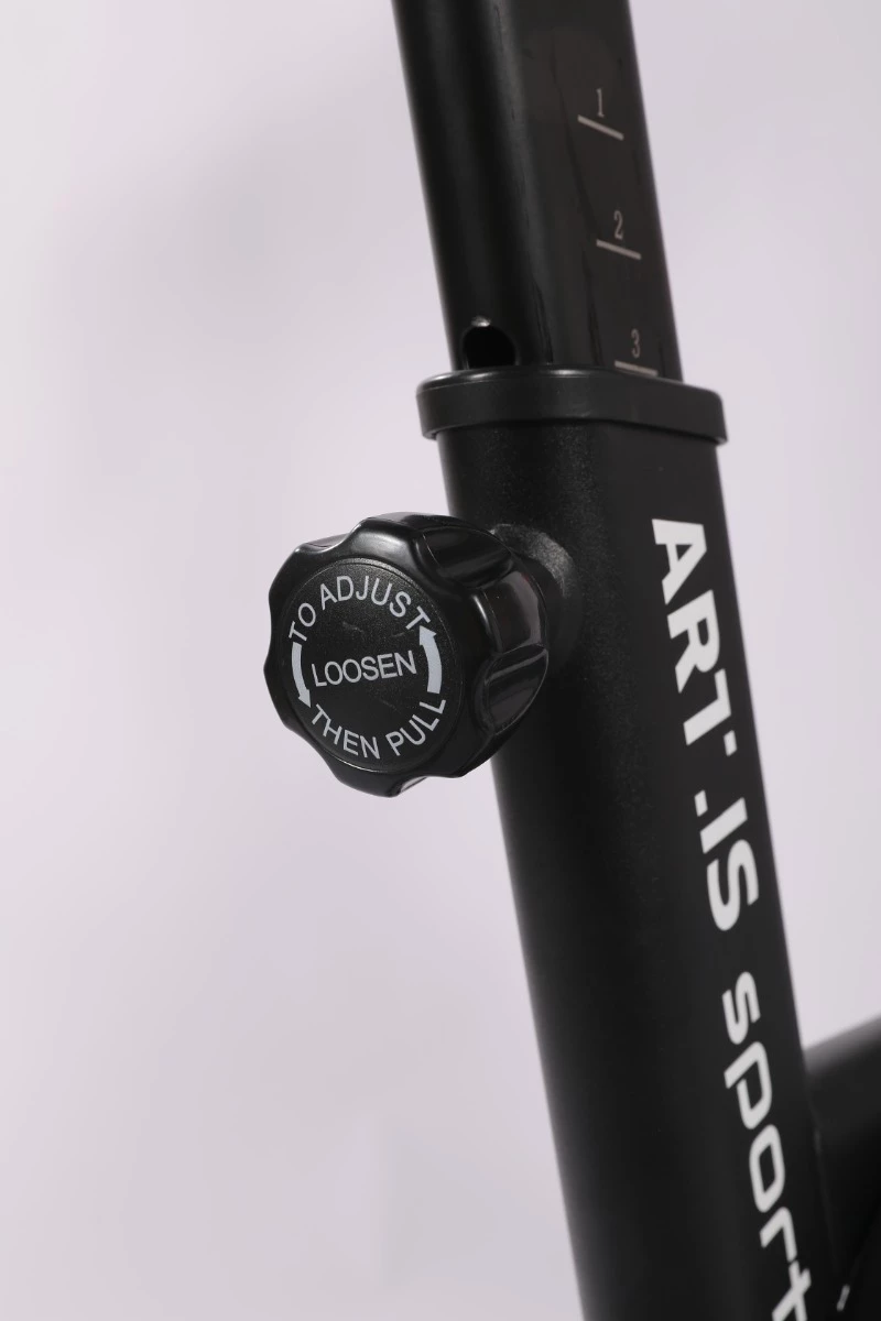 Biçikletë statike indoor ART.IS sport AS1 (AS8723), rrotë fluturimi 6 kg, Bluetooth Kinomap/Zwift, ngarkesë max 120 kg, e zezë/kuqe