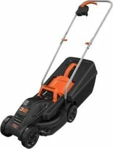 Kositëse bari elektrike Black+Decker BEMW351-QS 1000W, 32 cm, 30 L, 20–60 mm, e zezë/portokalli