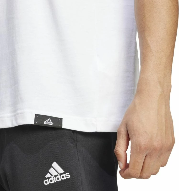 Maicë për meshkuj adidas, e bardhë