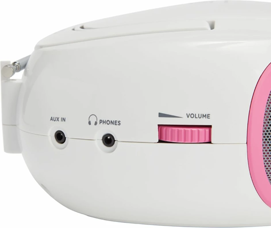 Radio Boombox Portativ me Bluetooth, CD dhe MP3 AIWA BBTU-300PK (Pembe)