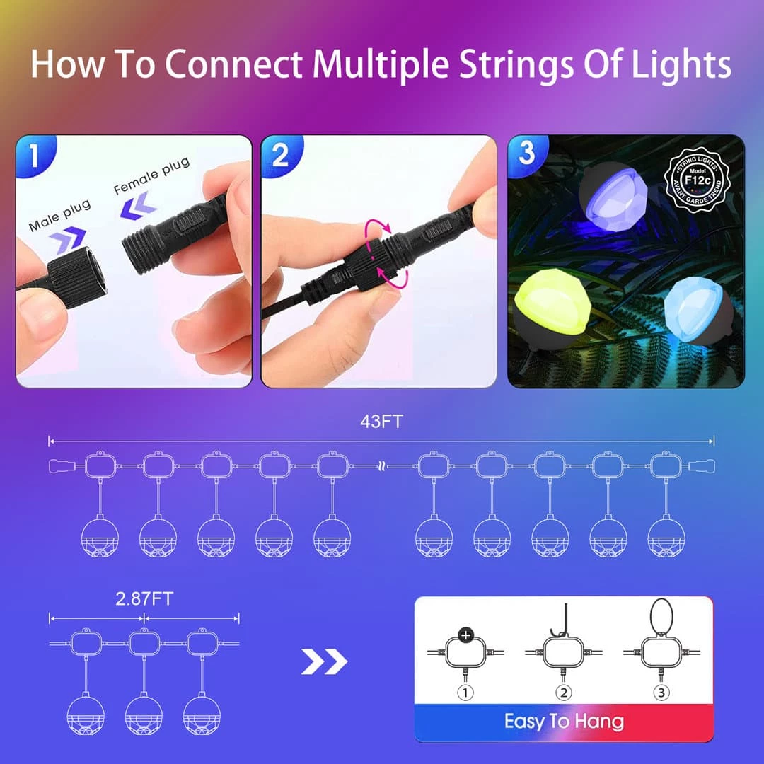 Drita Led SONIT Diamond String-WIFI