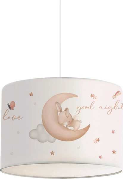 Llambë tavani për fëmijë Gary shumëngjyrëshe e bardhë D24x21cm