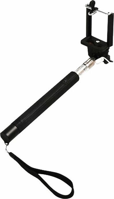 Mbajtës selfie Platinet OMMPC me kabllo, 115 cm, i zi