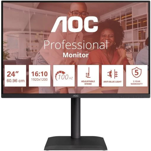 Monitor AOC Essential-Line X24E4U 24\" WUXGA 1920x1200 100Hz 16:10, i zi