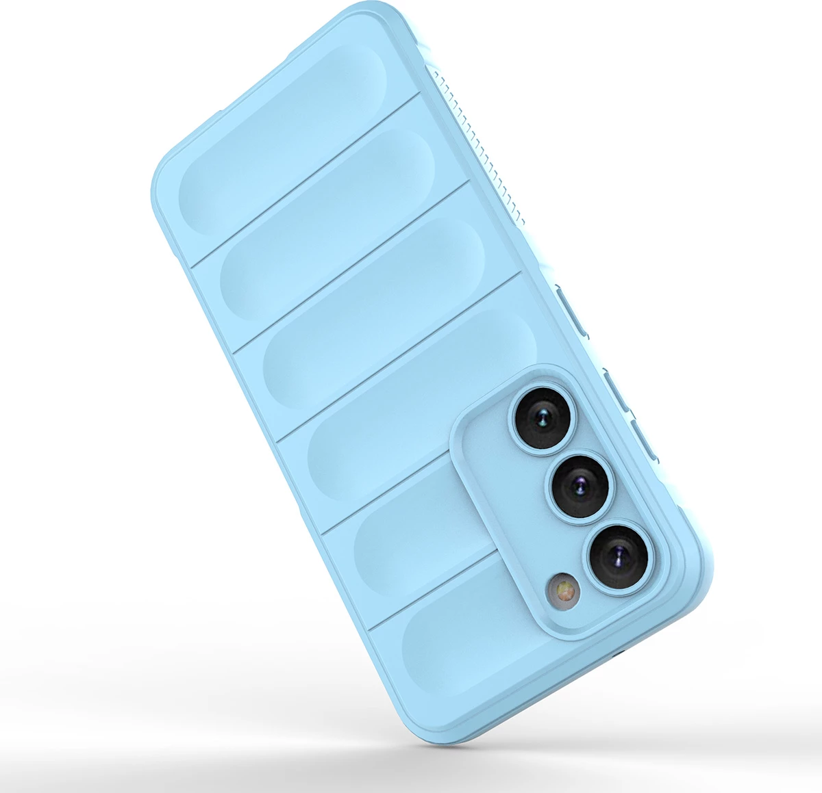 Mbështjellës Hurtel Magic Shield Case për Samsung Galaxy S23+, kaltër e çelët