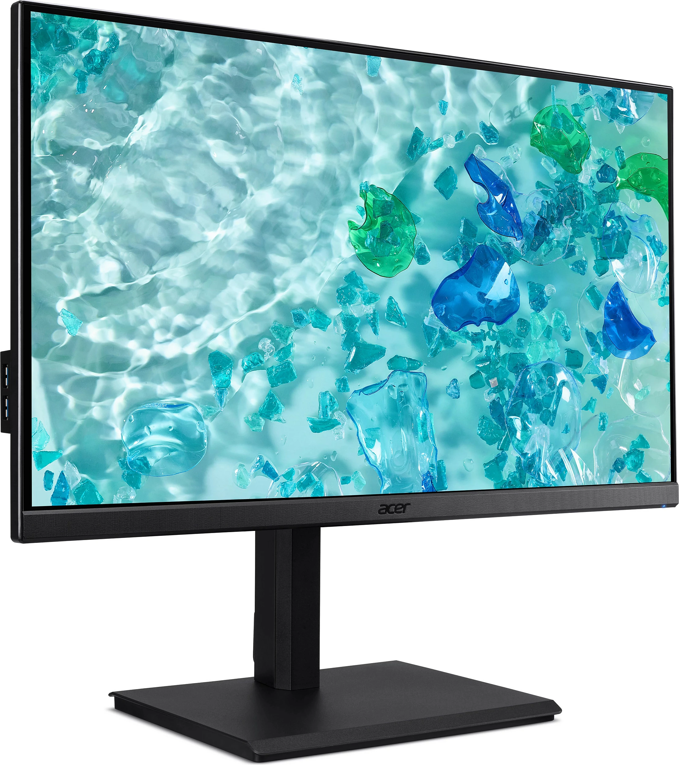 Monitor Acer Vero B247YGbemiqpruzx 23.8" FHD, VGA/HDMI/DP/USB-C, me altoparlantë, i zi