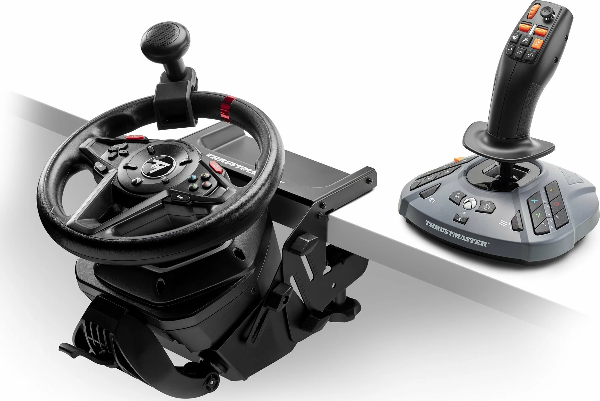 Joystick Thrustmaster SimTask FarmStick 4460279, 33 butona, wired, për Xbox Series X/S & PC, i zi/gri