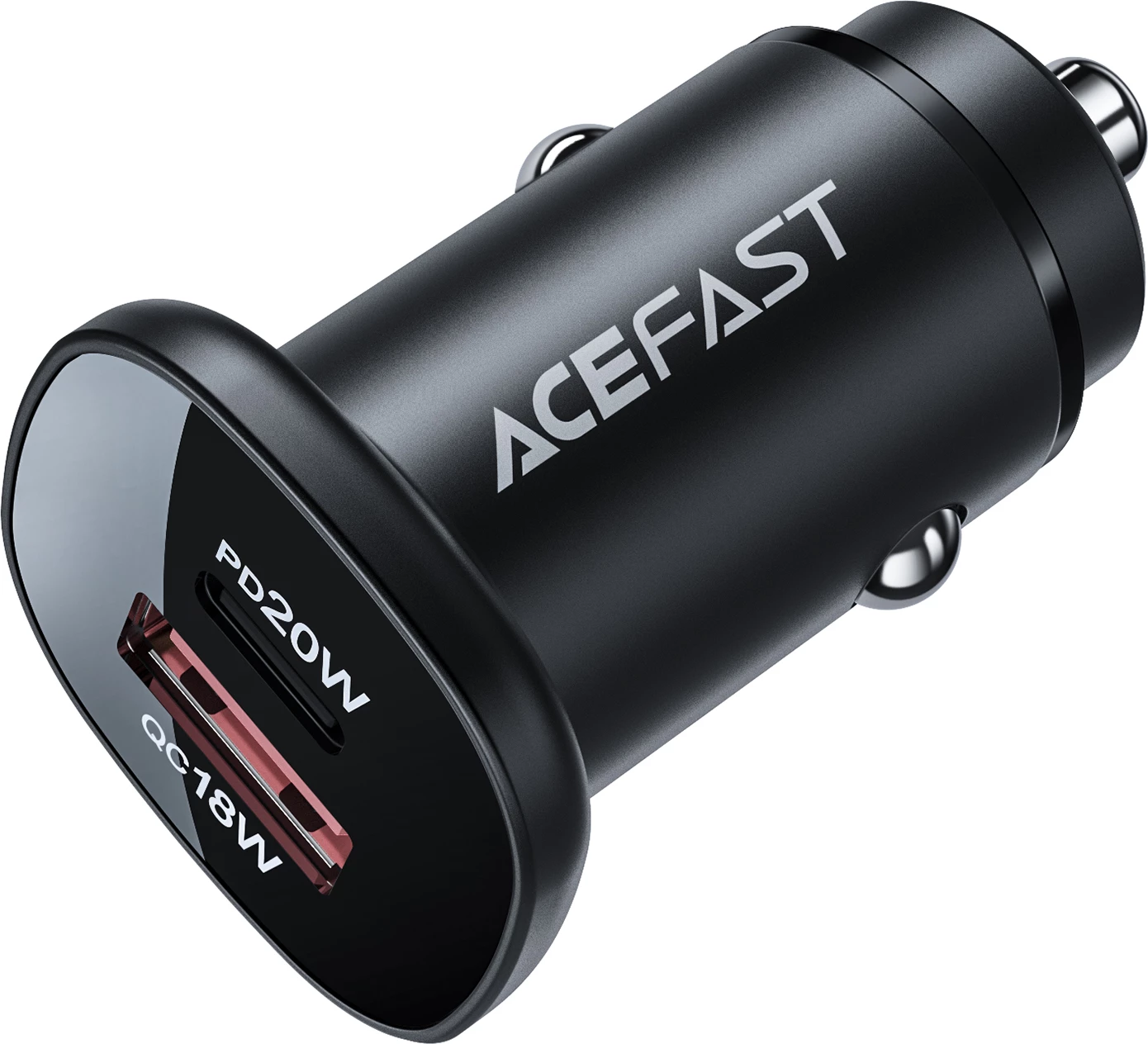 Karikues makine, Acefast, B1, 38W, USB-C + USB, PD 20W, QC 3.0, PPS, 2 porta, i zi