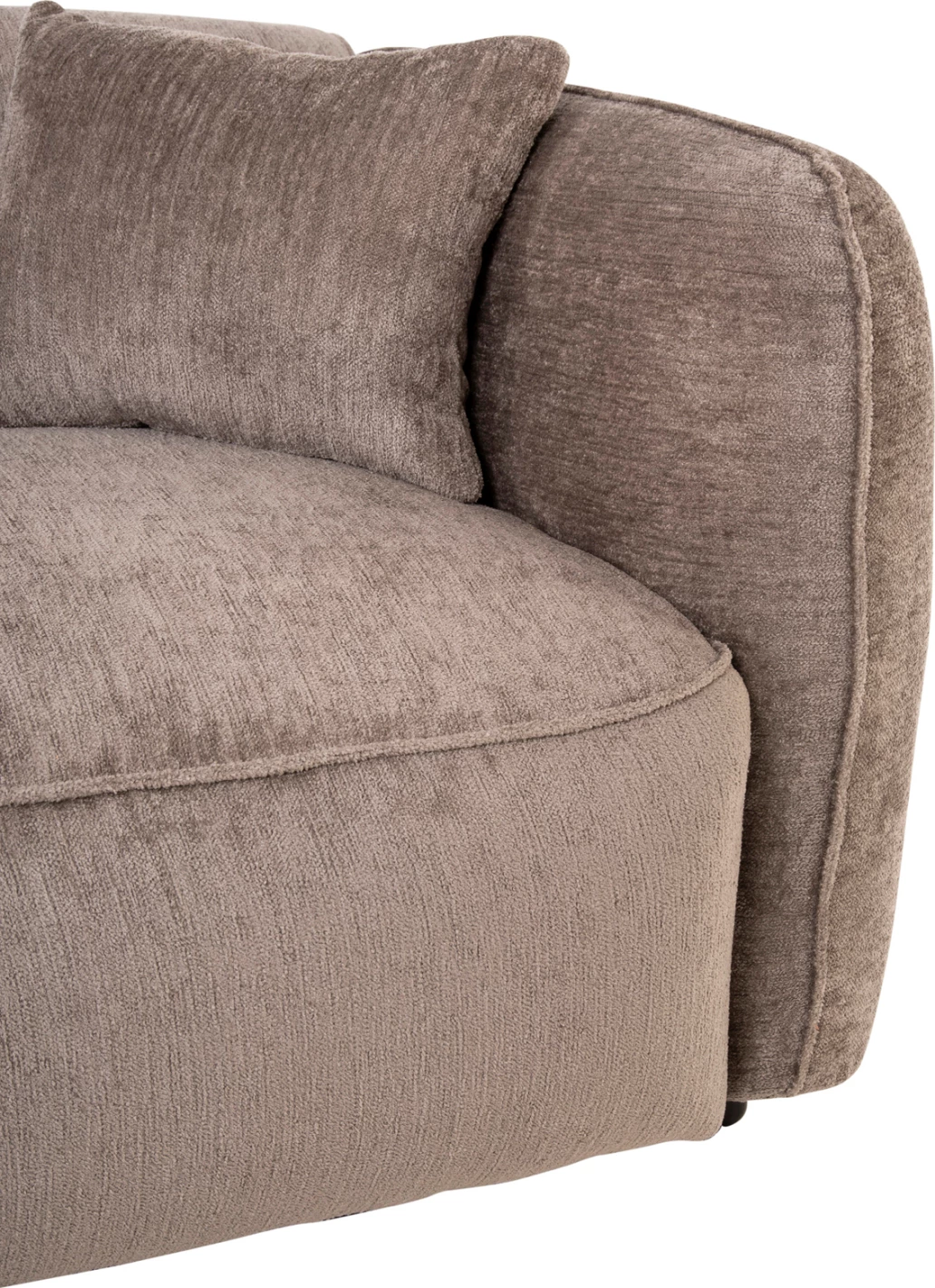 Divan qoshe majtas TREAT FH3277.02L ngjyrë bezhë e errët 270x163x74 cm