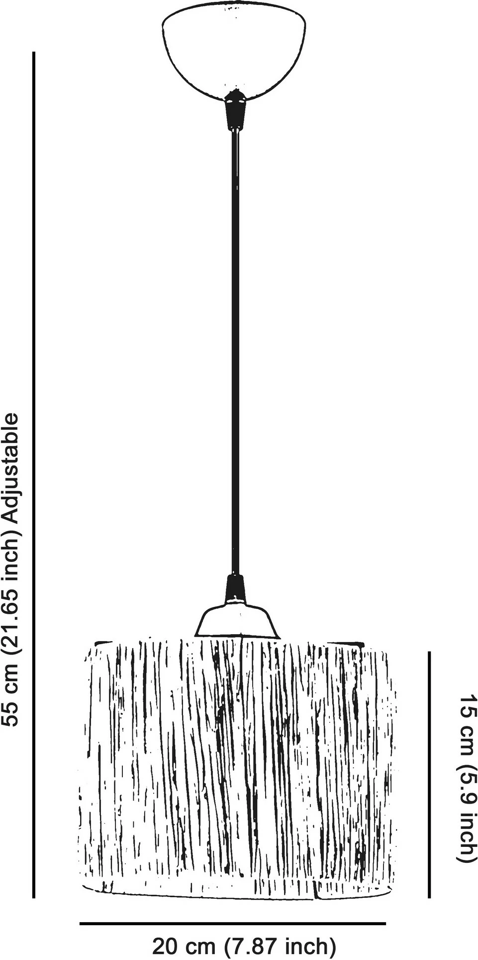 Llambë tavani Opviq, Nitka, e bardhë