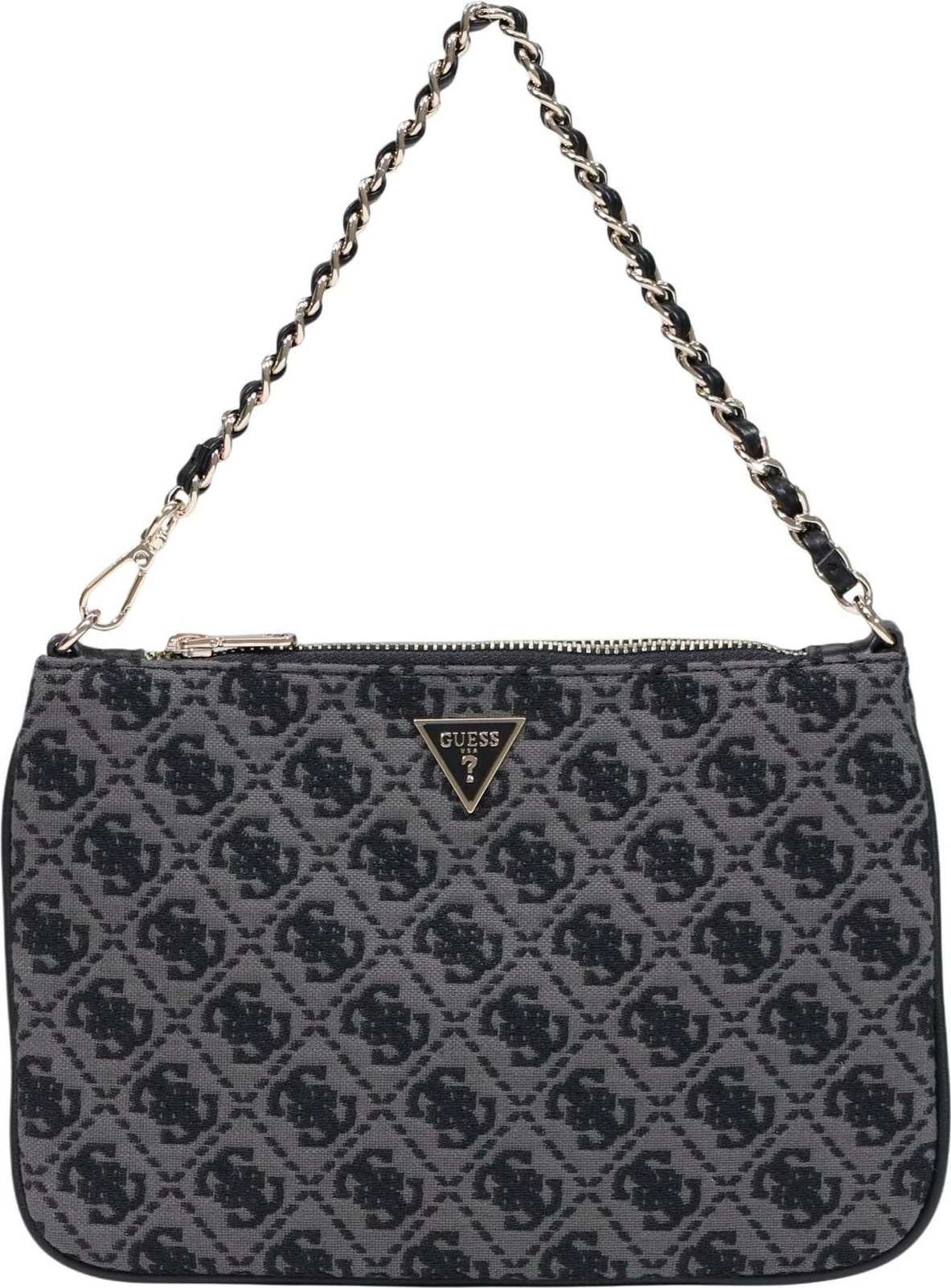 Çantë krahu për femra Guess Flat Pouch PW7561 P6274, antracit