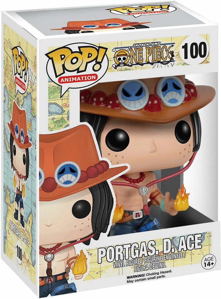 Figurinë koleksionuese Funko POP! Animation One Piece Portgas D. Ace, vinyl