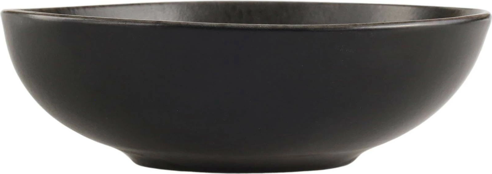 Tas Porland Ironstone 600ml Ø170mm, zi, set 6 copë