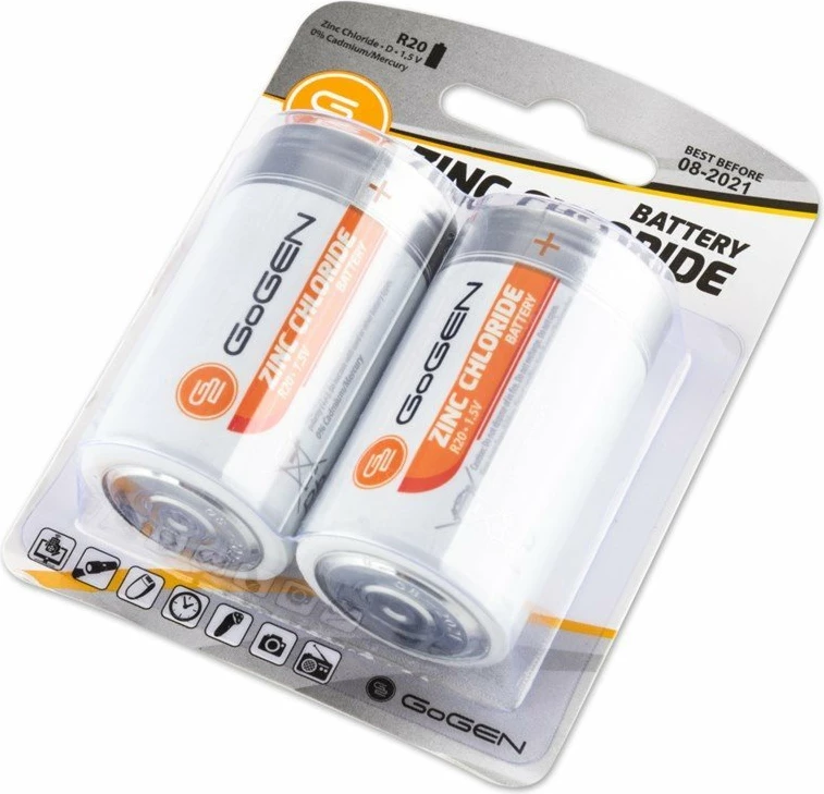 Bateri GoGEN Zinc-chloride battery D, R20