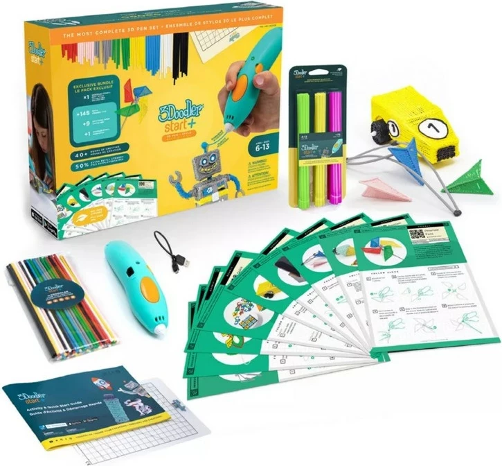 3D pen 3Doodler Start Plus, Turquoise, Set