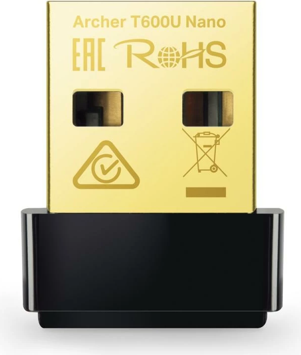 Adapter Wi‑Fi USB, TP-Link Archer T600U Nano, dual-band 2.4/5 GHz 200/433 Mb/s, i zi