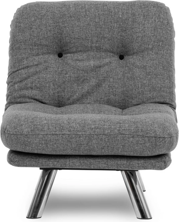 Krevat-karrige një vendësh Atelier del Sofa, Misa Small Solo, gri e çelët