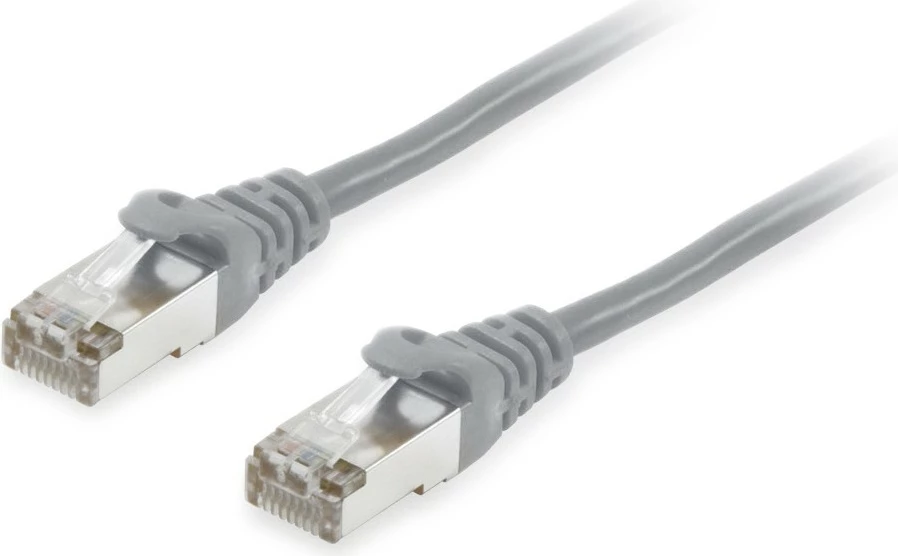 Kabllo rrjeti Cat6a Equip 7.5m, S/FTP, RJ-45, gri