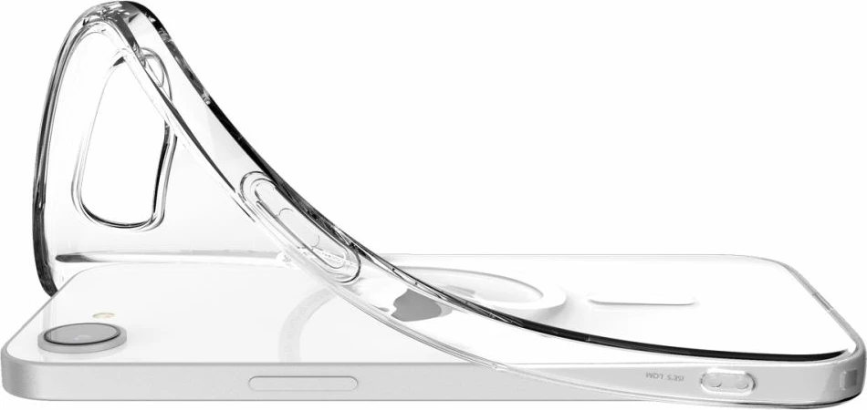 Mbështjellës Spigen Liquid Crystal Mag MagSafe për iPhone 16e, Transparent